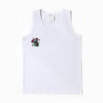 Майка для девочки, микс/принт, рост 98 см (3 г)