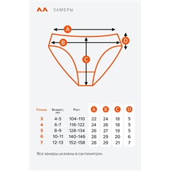 Набор трусов для девочки 5шт Happyfox