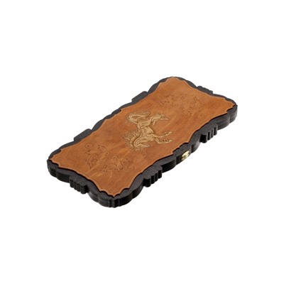 Нарды классические с гравировкой «Конь» 45×45 см, деревянные