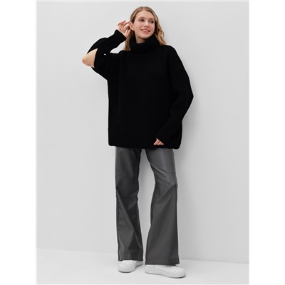 Джемпер женский MINAKU: Casual collection, чёрный, размер 42