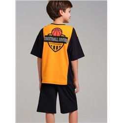 Комплект трикотажный для мальчиков: фуфайка (футболка), шорты