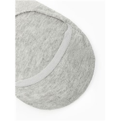 Носки-подследники с компрессией, размер 46-47, серые