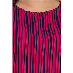 Блуза Альхена (красно-синяя) Б13318-3М