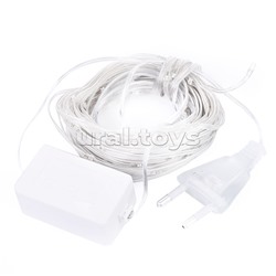 Электрогирлянда светодиодная Роса, 5 м, 50 ламп, цветная