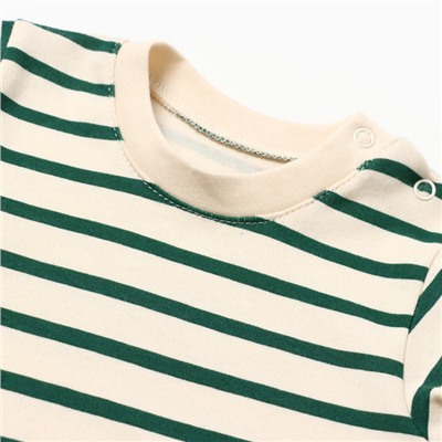 Лонгслив Крошка Я Oranges, рост 62-68 см, молочный