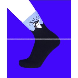 МИНИBS термоноски женские внутри махра Олени со слабой резинкой арт. 1680