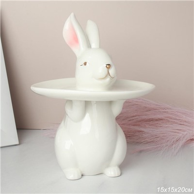 Фигурка Кролик 20 см / YZ19306 /уп 12/24/ фарфор