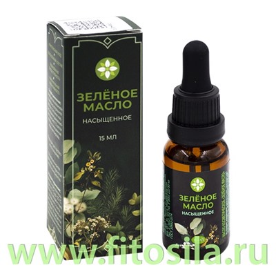 Масло косметическое Зелёное масло насыщенное 15 мл, в инд. уп. (для профилактики ОРВИ)  "Алтайский нектар"