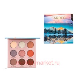Farres Тени для век 9 цветов тон 03 HB-211