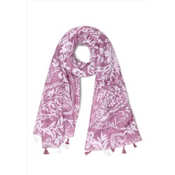 600998 Женский палантин, цвет лиловый