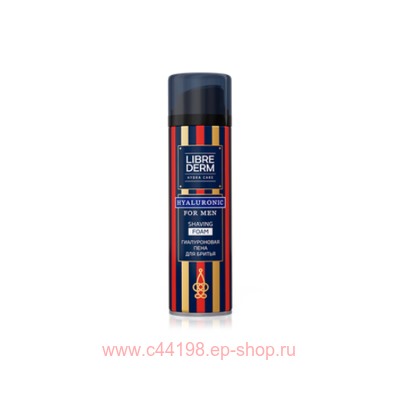 LIBREDERM For Men Гиалуроновая Пена для бритья 200 мл