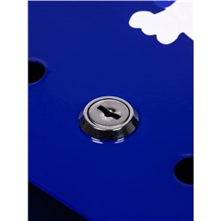 Ящик почтовый с замком, вертикальный, «Филин», синий