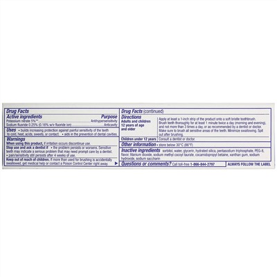 Sensodyne, True White Toothpaste, Mint, 3.0 oz (85 g)
