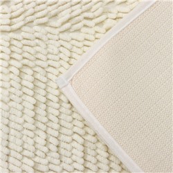 Коврик для дома Доляна «Букли длинные», 50×80 см, молочный
