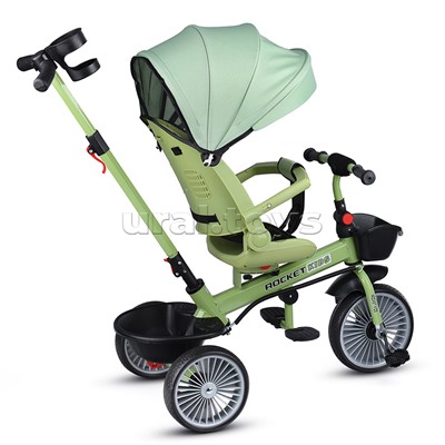 Велосипед 3-х колесный, зеленый