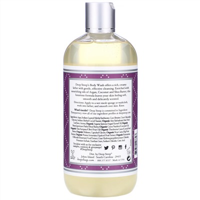 Deep Steep, Body Wash, Fig - Apricot, 17 fl oz (503 ml)