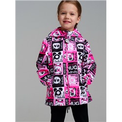 Куртка текстильная с полиуретановым покрытием для девочек (ветровка)