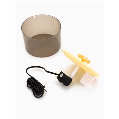 Фонтан для животных с миской «Пижон», 34×17.5×11.5 см, бежевый