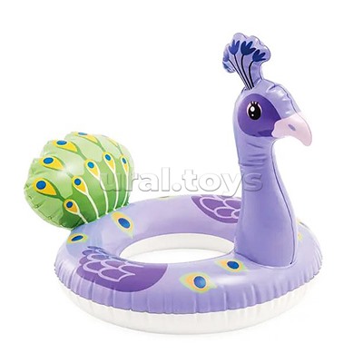 Круг надувной Животные , от 3 до 6 лет, 3 вида, 59221NP INTEX