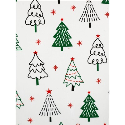 Блюдо новогоднее «Зимний лес», 20×17.5×3 см, ручная работа