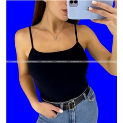 Майки женские Miss Emma Турция Бретели ЧЕРНЫЕ арт. 120