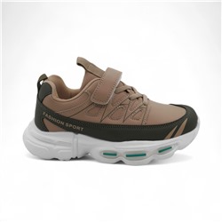 Подростковые кроссовки W106A-4 бежевые