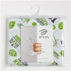 Полотенце для бани «Герой бани» 80×150 см, 100% хл, вафельное полотно