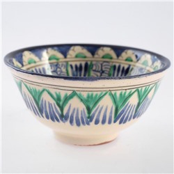 Пиала для чая Риштанская Керамика «Цветы», 250 мл, d=11 см, МИКС