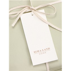 Простыня 1.5-спальная SL Home Herb, 160×235 см, сатин 300ТС, хлопок 100%