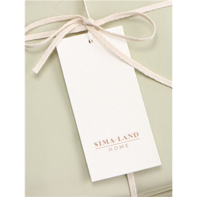 Простыня 1.5-спальная SL Home Herb, 160×235 см, сатин 300ТС, хлопок 100%