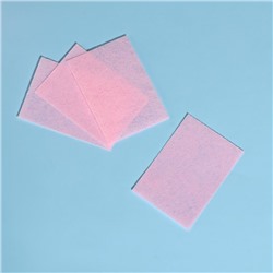 Салфетки для маникюра, безворсовые, плотные, 560 шт., 6×4 см, розовые