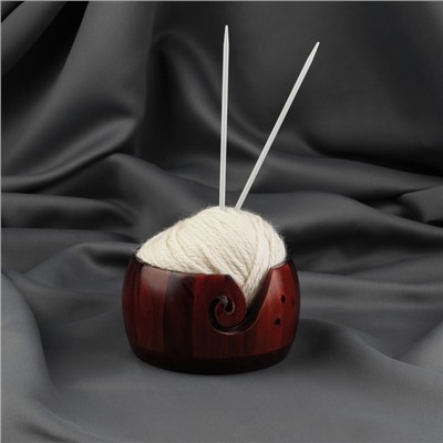 Клубочница, d=15×8 см, коричневая