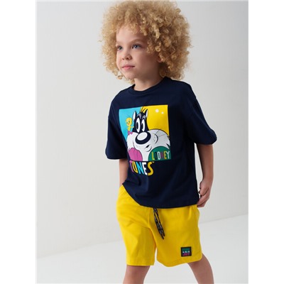 Комплект трикотажный для мальчиков: фуфайка (футболка), шорты