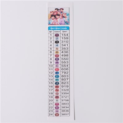 Алмазная мозаика с полным заполнением на холсте с подрамником «K-POP», 40×50 см