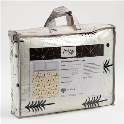 Покрывало LoveLife 2 сп «Christmas tree» 180×210 ±5 см