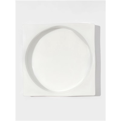 Форма для муссовых десертов и выпечки Доляна «Круг», силикон, 18×5 см, белая