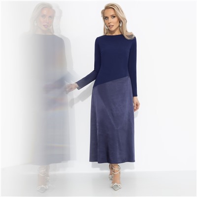 Платье комбинированное с шёлком, Нежная утонченность (моя мудрость)