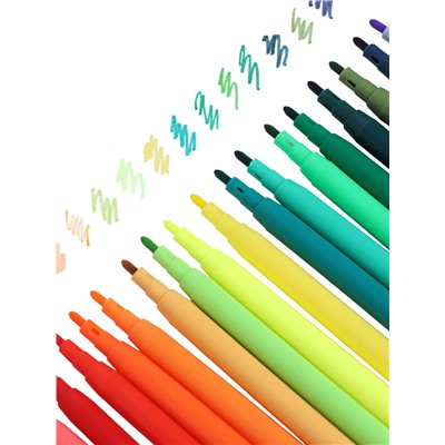 Фломастеры 36 цветов, вентилируемый колпачок, в блистере