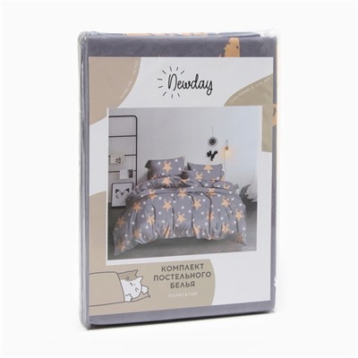 Постельное бельё евро Newday «Мгновение», полисатин
