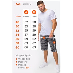 Мужские шорты из футера двухнитки Happyfox