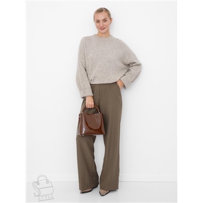 Сумка женская кожаная 2306-2Y brown coffee Polina&Eiterou  в Новосибирске