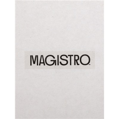 Тарелки Magistro Fray, набор 2 шт., d=26 см, фарфор, белые