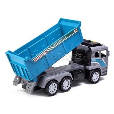 Машина "Строительная" на батарейках, в коробке