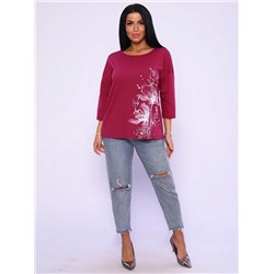 Футболка "Амели" (Бордо)