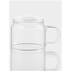 Кружка Magistro «Боттом», 100 мл, 5.8×5.2 см штабелируемая, боросиликатное стекло, прозрачная