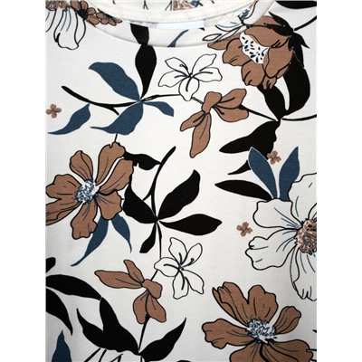 Фуфайка трикотажная для девочек (футболка с длинными рукавами)