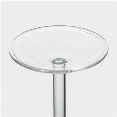 Бокал для коктейля Magistro «Лебедь», 170 мл, 7×20 см, с трубочкой, стекло, прозрачный