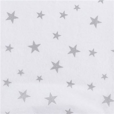 Бумага упаковочная тишью, новогодняя упаковка «Звездочки»,50×66 см