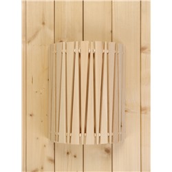 Абажур для бани и сауны «Треугольники», липа, 31×26.5×13 см, настенный, угловой, «Добропаровъ»