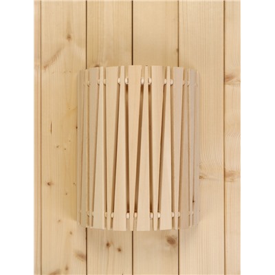 Абажур для бани и сауны «Треугольники», липа, 31×26.5×13 см, настенный, угловой, «Добропаровъ»